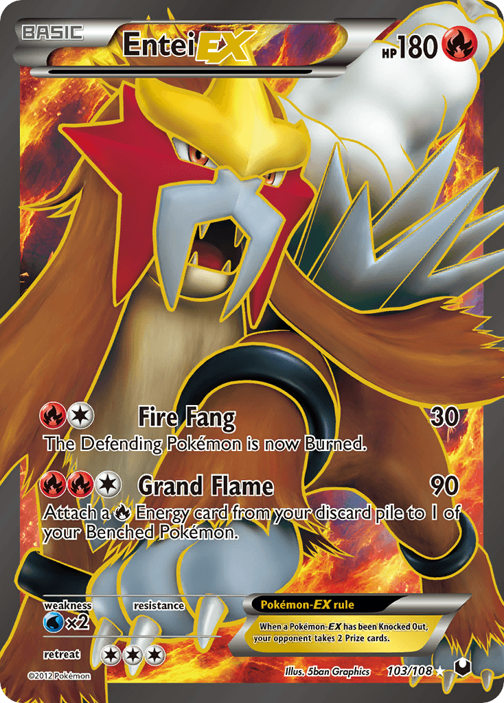 Entei-EX, Dark Explorers 103