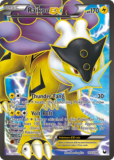 Raikou-EX, Dark Explorers 105