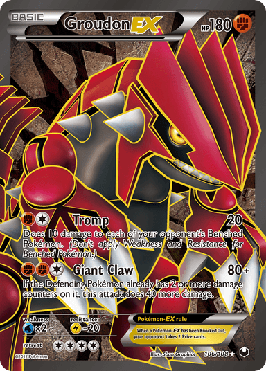 Groudon-EX, Dark Explorers 106