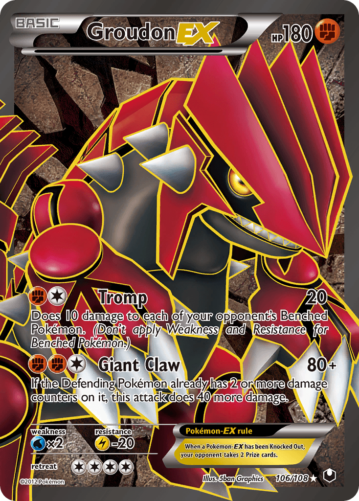 Groudon-EX, Dark Explorers 106
