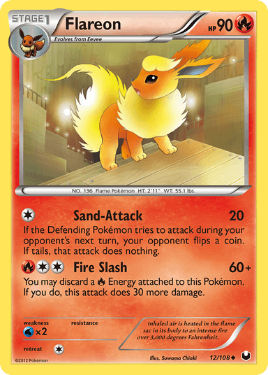 Flareon, Dark Explorers 12