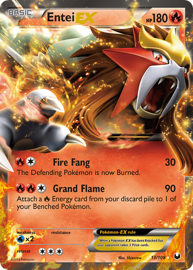 Entei-EX, Dark Explorers 13