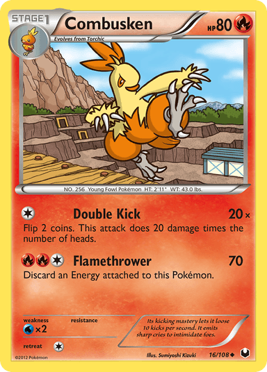 Combusken, Dark Explorers 16