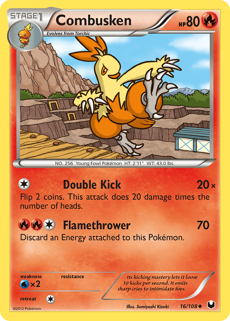 Combusken, Dark Explorers 16