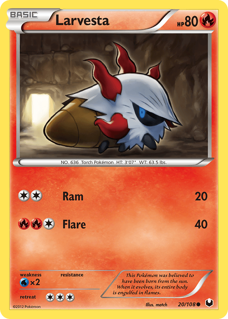 Larvesta, Dark Explorers 20
