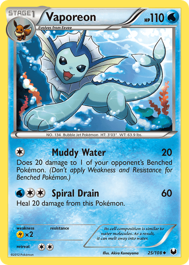 Vaporeon, Dark Explorers 25