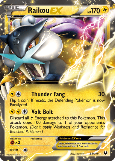 Raikou-EX, Dark Explorers 38