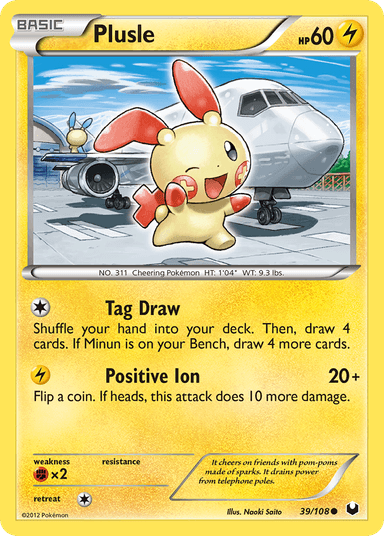 Plusle, Dark Explorers 39