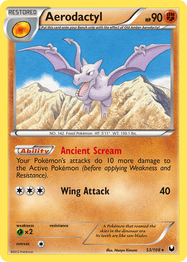 Aerodactyl, Dark Explorers 53