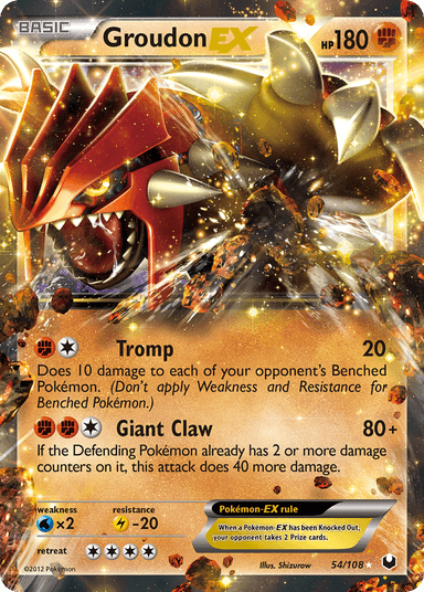 Groudon-EX, Dark Explorers 54