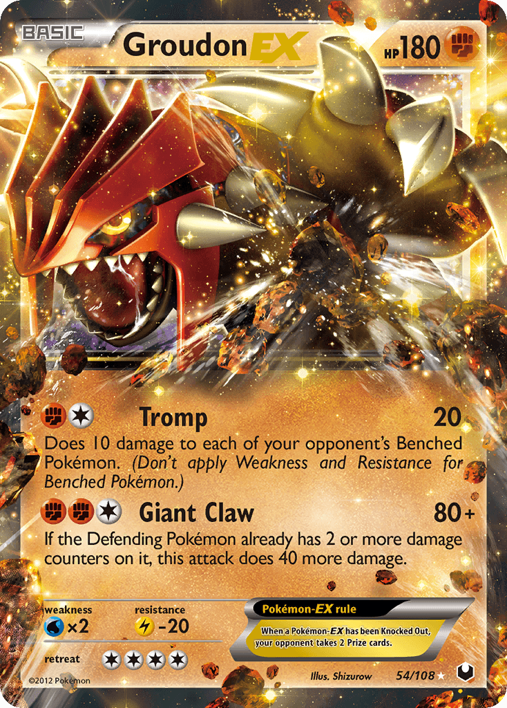 Groudon-EX, Dark Explorers 54
