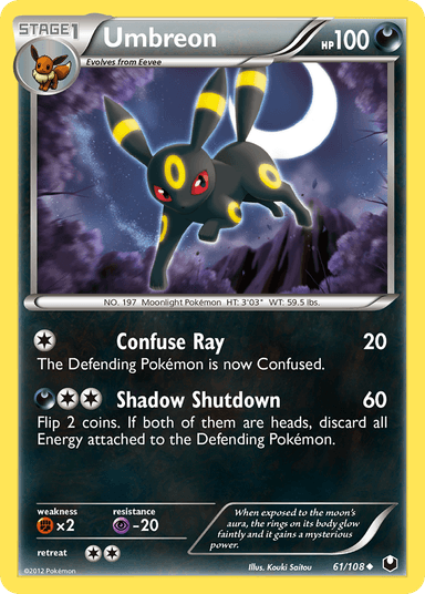 Umbreon, Dark Explorers 61