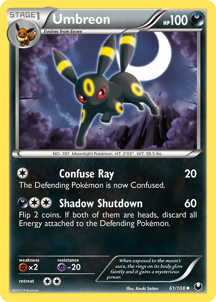 Umbreon, Dark Explorers 61