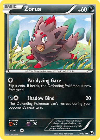 Zorua, Dark Explorers 70