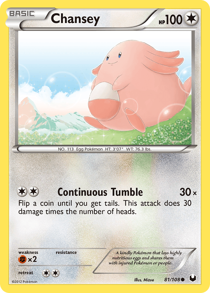 Chansey, Dark Explorers 81