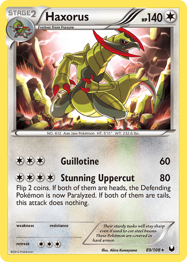 Haxorus, Dark Explorers 89