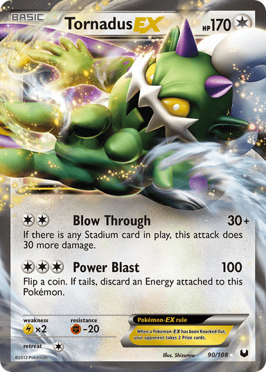 Tornadus-EX, Dark Explorers 90