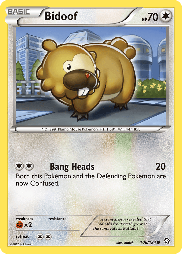 Bidoof, Dragons Exalted 106