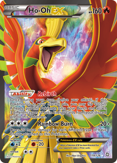 Ho-Oh-EX, Dragons Exalted 119