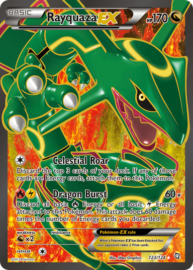Rayquaza-EX, Dragons Exalted 123