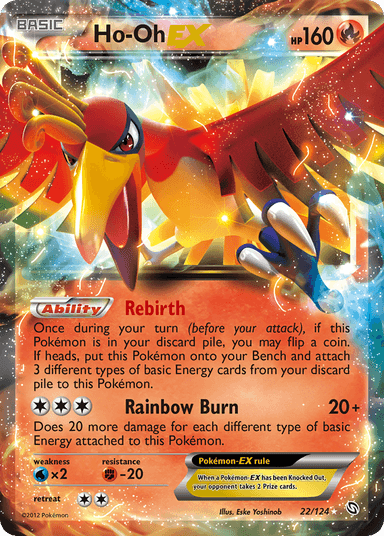 Ho-Oh-EX, Dragons Exalted 22