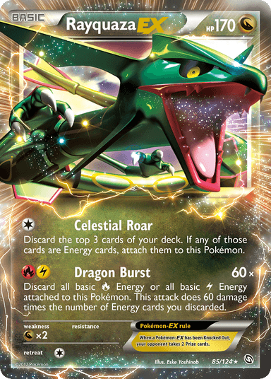 Rayquaza-EX, Dragons Exalted 85