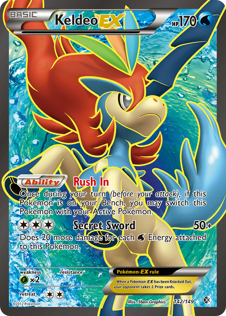 Keldeo-EX, Boundaries Crossed 142