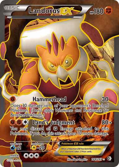 Landorus-EX, Boundaries Crossed 144