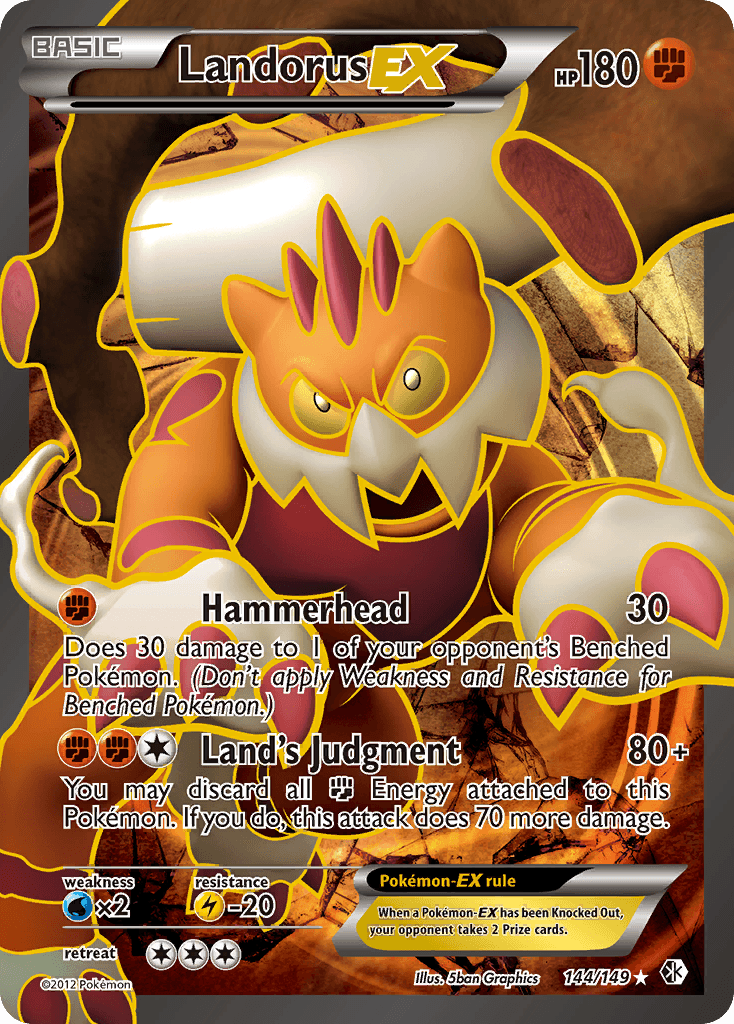 Landorus-EX, Boundaries Crossed 144