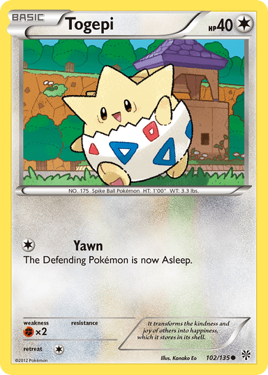 Togepi, Plasma Storm 102