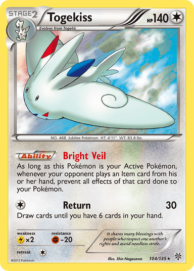 Togekiss, Plasma Storm 104