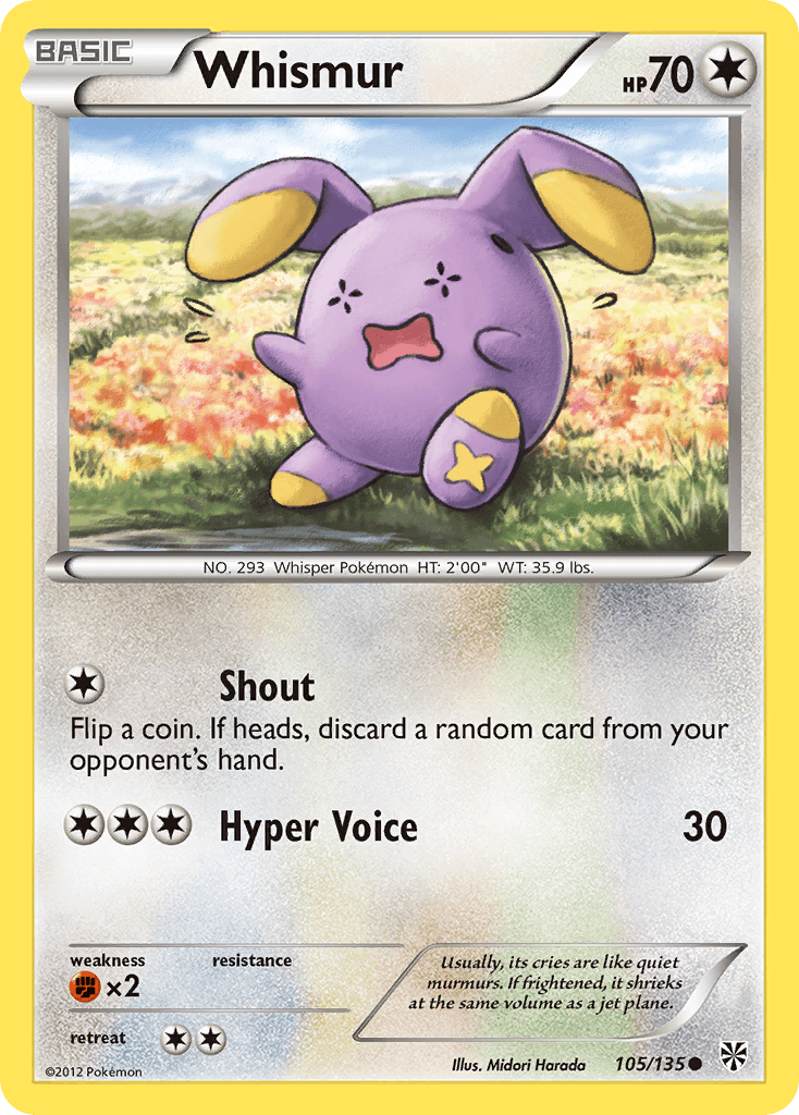 Whismur, Plasma Storm 105