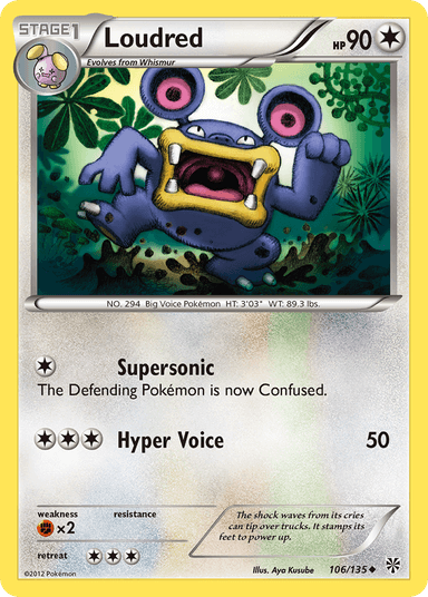 Loudred, Plasma Storm 106