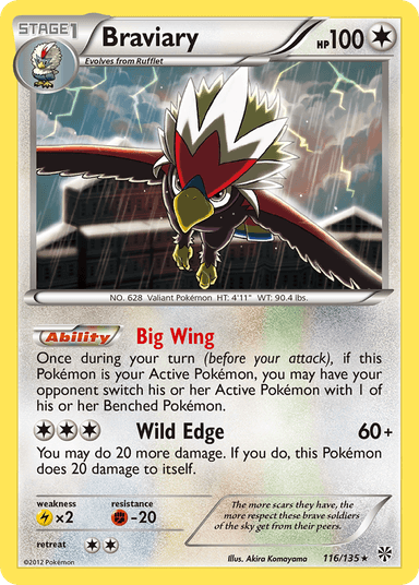 Braviary, Plasma Storm 116