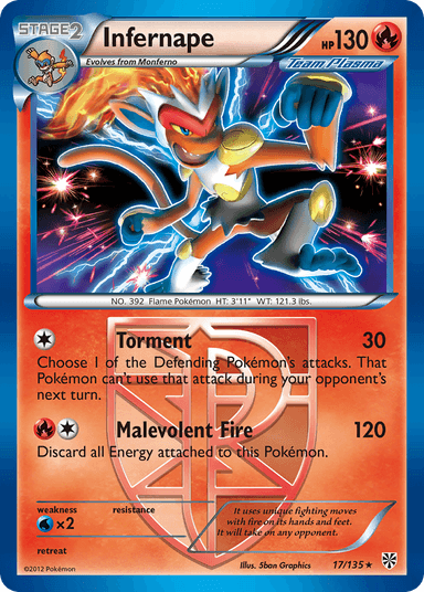 Infernape, Plasma Storm 17