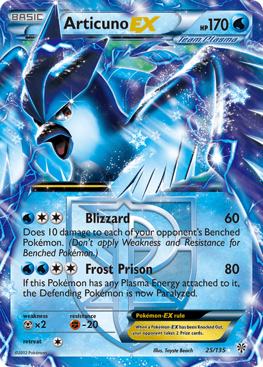 Articuno-EX, Plasma Storm 25