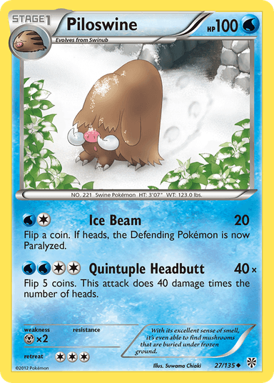 Piloswine, Plasma Storm 27