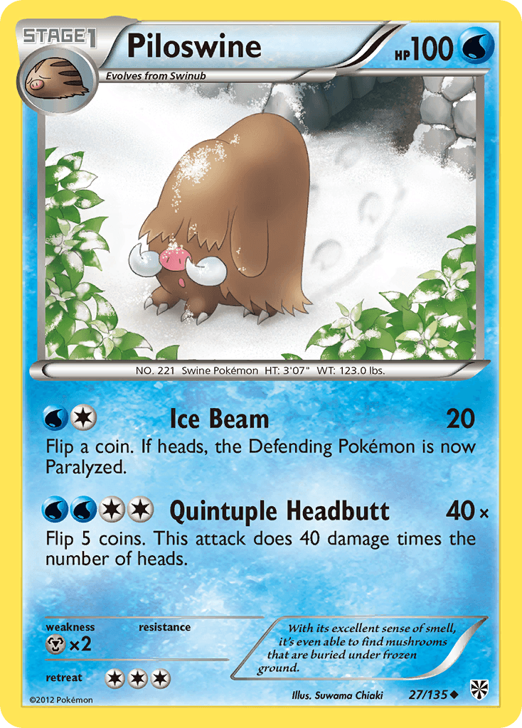 Piloswine, Plasma Storm 27