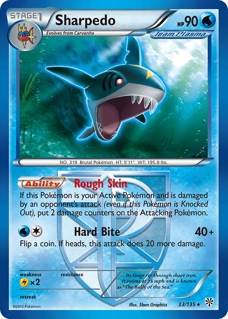 Sharpedo, Plasma Storm 33