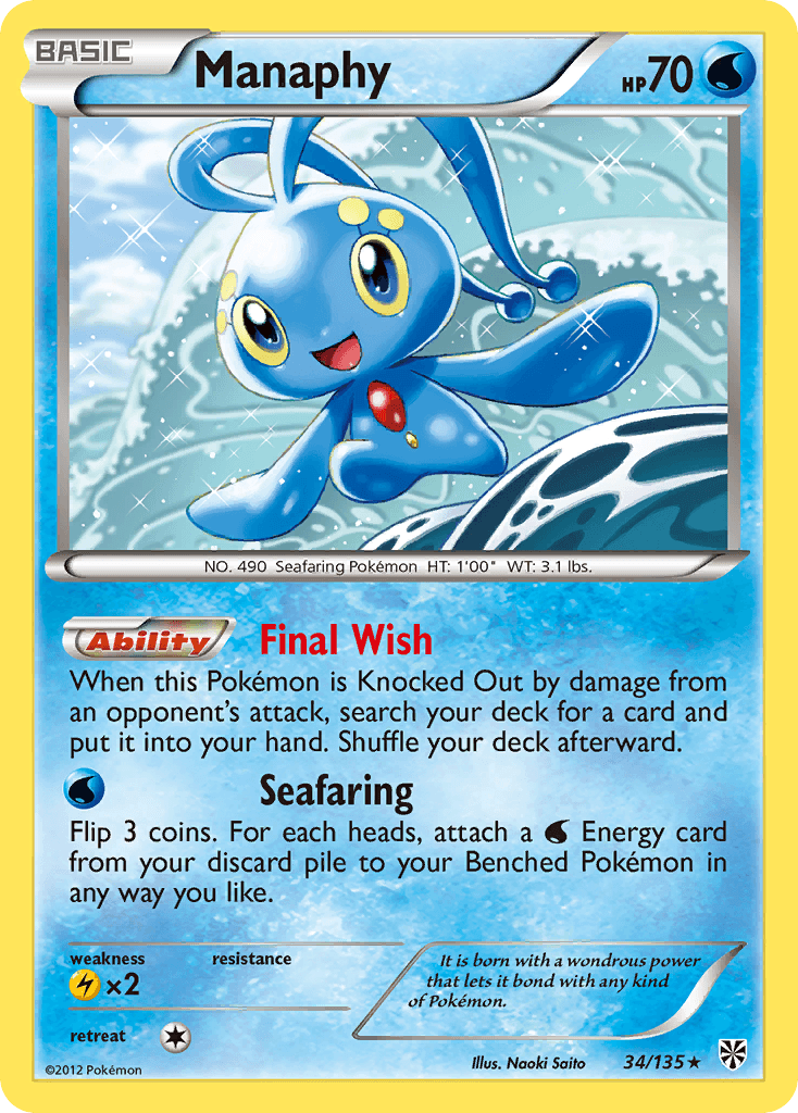 Manaphy, Plasma Storm 34
