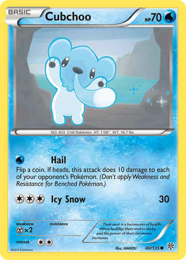 Cubchoo, Plasma Storm 40