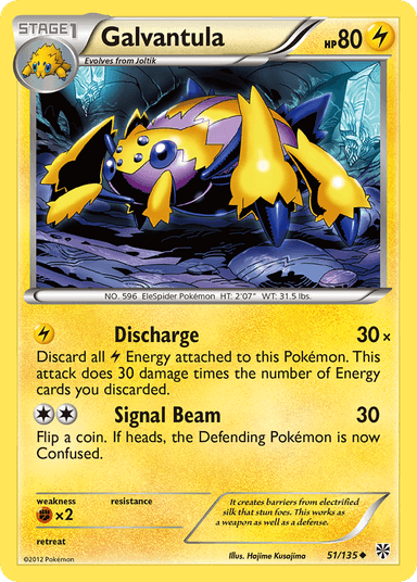 Galvantula, Plasma Storm 51