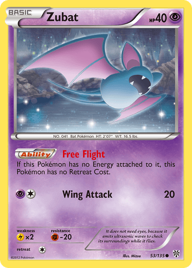 Zubat, Plasma Storm 53