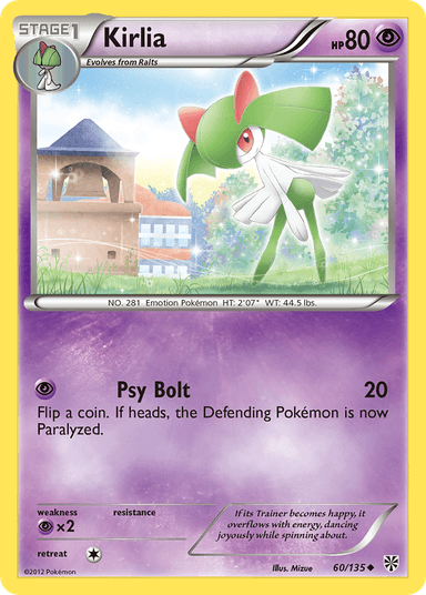 Kirlia, Plasma Storm 60