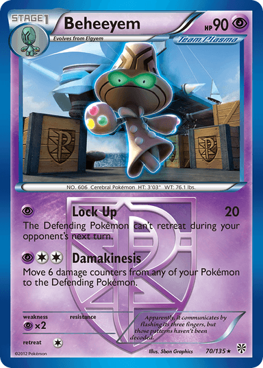 Beheeyem, Plasma Storm 70