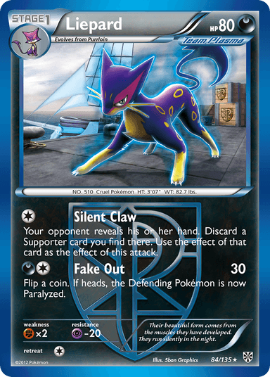 Liepard, Plasma Storm 84