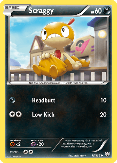 Scraggy, Plasma Storm 85