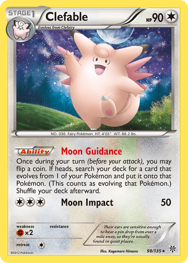 Clefable, Plasma Storm 98