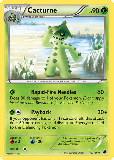 Cacturne, Plasma Freeze 10