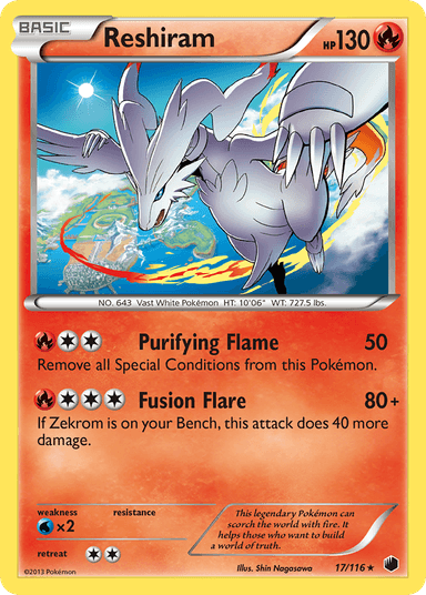 Reshiram, Plasma Freeze 17